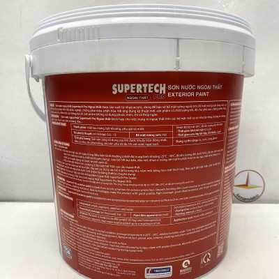 Sơn nước Toa Supertech ngoại thất màu vàng 8522_ 5L