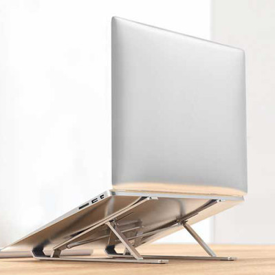 Đế Tản Nhiệt Cao Cấp Dành Cho Macbook, Laptop - Thiết Kế Sang Trọng - Tiện Lợi Cho Việc Mang Theo - Tùy Chỉnh Độ Cao Và Gấp Gọn - Chất Liệu Hợp Kim Nhôm - Hàng Chính Hãng - VinBuy