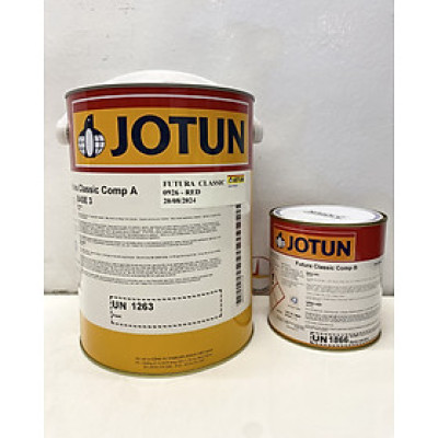 Sơn Epoxy Jotun Futura Classic base 3 màu Red 926 (Đỏ) 5L/bộ