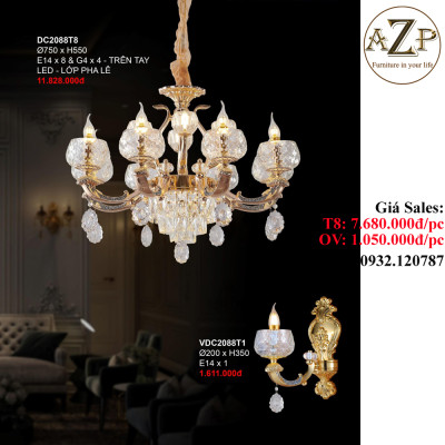 ĐÈN THẢ TRẦN (TAY) / ĐÈN TRANG TRÍ AZP-TT2088 phong cách Tân Cổ Điển, hàng nhập khẩu AZP