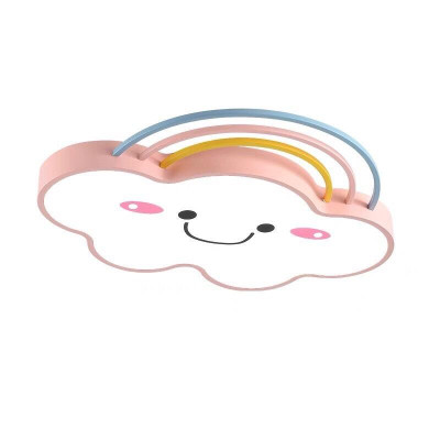 Đèn trần phòng trẻ em,Đèn trần hình đám mây hồng, đèn trẻ em, shop trẻ em