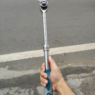 CẦN VẶN TỰ ĐỘNG 1/2 KÉO DÀI DÀI 320- 450MM TOTAL THT106128L - HÀNG CHÍNH HÃNG