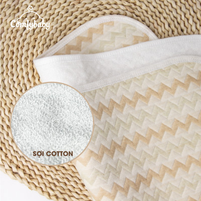 Tấm lót chống thấm cho bé thay tã 4 lớp vải sợi tre Bamboo cao cấp kháng khuẩn và thoáng khí Comfybaby PAD