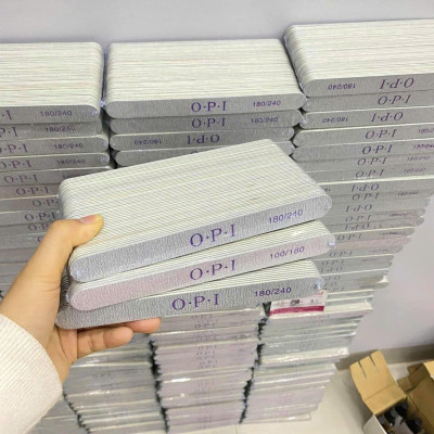 Dũa Móng Tay Opi Chữ Tím Độ Nhám 100/180 Loại Dày Form Chữ Nhật, Kim Cương, Thẳng, Bán Nguyệt Làm Nail - Nail Phương Miu
