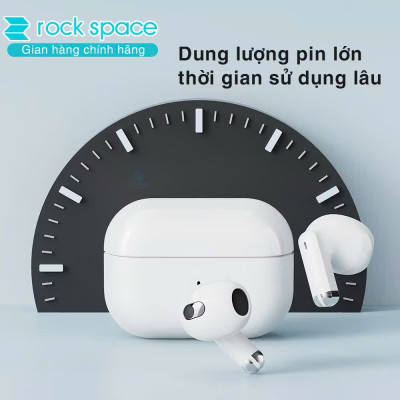 Tai nghe bluetooth không dây nhét tai ROCKSPACE EB700 TWS có mic hàng chính hãng bảo hành 12 tháng