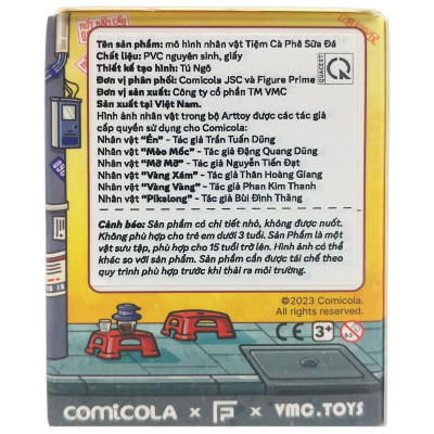 Đồ Chơi Mô Hình Arttoy Blindbox Tiệm Cà Phê Sữa Đá (Mẫu Bên Trong Là Ngẫu Nhiên)