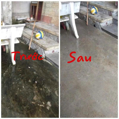 Bột Tẩy Rong Ngoài Trời – Xử Lý Sân Vườn, Tường, Mái Ngói Bị Rêu Mốc Túi 500gram