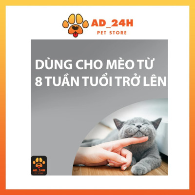 1 tuýp FRONTLINE PLUS nhỏ gáy sạch ve rận,, bọ chét cho Mèo 
