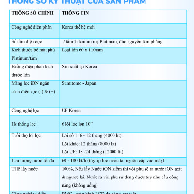 Máy Lọc Nước Điện Giải Ion Kiềm ROBOT iONKing 711 Chế Độ Nóng Nguội Lạnh - Hàng Chính Hãng