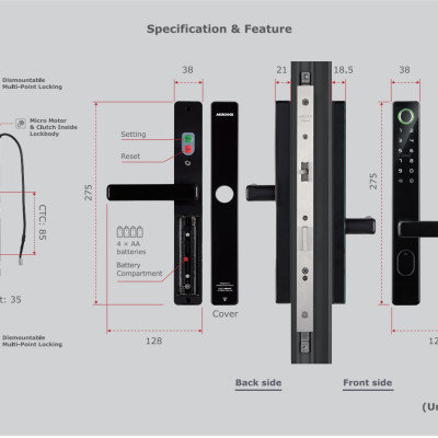 KHÓA VÂN TAY THÔNG MINH MENDOCK