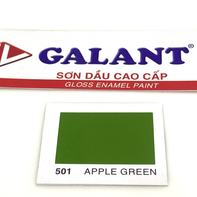 Sơn dầu Galant màu Apple Green 501 _ 0.8L