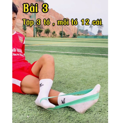 Bộ 5 Dây kháng lực bóng đá tập lực sút dododios tập lực sút cổ chân, cơ chân, đùi mông - Chính Hãng