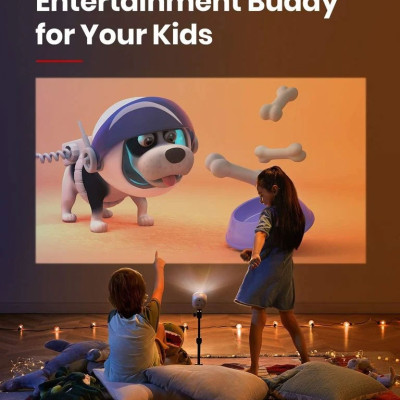 Máy chiếu di động NEBULA (by Anker) Astro, hỗ trợ chiếu 100 inch, độ sáng 100ANSI, độ phân giải 480p, thời gian chiếu liên tục 2.5 giờ - D2400