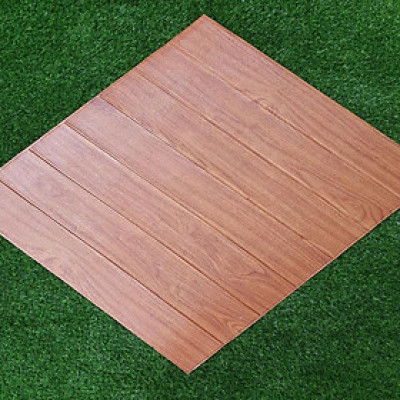 Bộ 10 Tấm Xốp Dán Tường Vân Gỗ Nâu Đỏ Cách Âm, Chống Va Đập, Bền Đẹp, Sang Trọng 