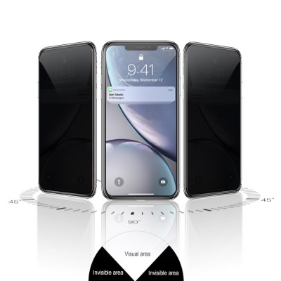 Miếng Dán cường lực iPhone 11 Pro Max Full 3D ANTI-SPY MIPOW KING BULL Chống Nhìn Trộm  - Hàng chính hãng