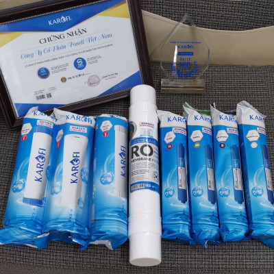 Combo 8 lõi lọc nước Karofi Hàng chính hãng dùng cho máy lọc nước Karofi S-S038
