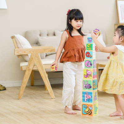 HỘP ĐỒ CHƠI XẾP CHỒNG THÔNG MINH giúp bé học CHỮ và SỐ, giáo dục sớm cho bé, bé VỪA HỌC VỪA CHƠI