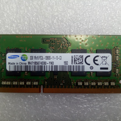Ram laptop 2GB DDR3 PC3L-12800s - ram máy tính laptop 2GB DDR3L bus 1600Mhz - Hàng chính hãng