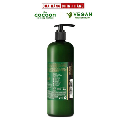 Bigsize - Dầu gội bưởi Pomelo Cocoon giúp giảm gãy rụng và làm mềm tóc 500ml Thuần chay