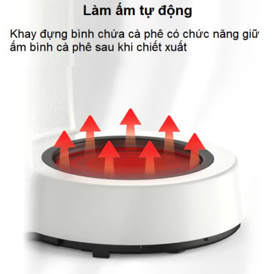 Máy pha cà phê, pha trà tự động Drip Thương hiệu Mỹ cao cấp HiBREW H12, Công suất 700W, Tối đa 6 ly - HÀNG NHẬP KHẨU