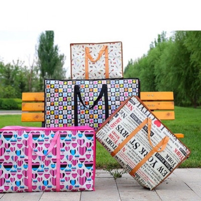 Túi bạt - Túi dứa bỏ hành lý  - Túi đựng đồ chăn quần áo có dây kéo kích thước lớn 50 x 35 x 20cm  siêu bền , rất tiện dụng cho mọi gia đình 