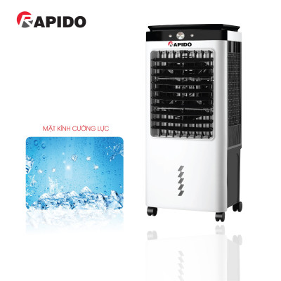 Quạt điều hòa 6000M chính hãng của Rapido, bảo hành toàn quốc 1 năm, tặng kèm 2 khay nước - Hàng chính hãng