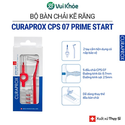 Bộ bàn chải kẽ răng Curaprox CPS 07 Prime Start | Mã SP 73340464
