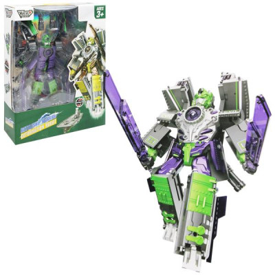 Đồ Chơi Robot Biến Hình Thành Tàu Sân Bay - Vecto VT698B16/GR - Màu Xanh Lá