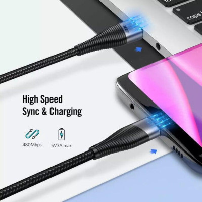 Ugreen UG50873ED017TK 1M màu Xám Cáp sạc truyền dữ liệu USB 2.0 sang MICRO USB đầu mạ thiếc - HÀNG CHÍNH HÃNG