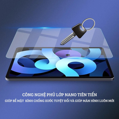 Kính cường lực AGC 9H cho iPad Pro 11 inch M4 / Pro 13 inch M4 2024 hiệu Nillkin Amazing H+ Pro(mỏng 0.2 mm, vát cạnh 2.5D, chống trầy, chống va đập) - Hàng nhập khẩu