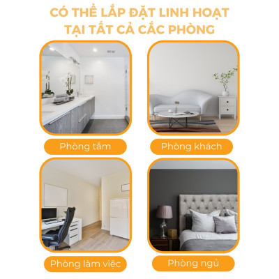 Quạt sưởi điện 2 bóng HR-HT800A -hàng chính hãng thương hiệu Hare - bảo hành 18 tháng