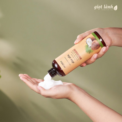 Dầu xả thiên nhiên Dừa Oliu - Hết xơ rối, giảm chẻ ngọn Giọt Lành 250gram