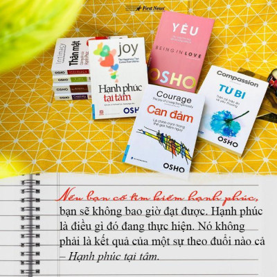 Sách OSHO Yêu (Yêu Trong Tỉnh Thức - Being In Love) - First News