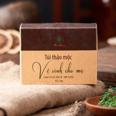 Combo 2 Hộp Thảo Mộc Vệ Sinh Cho Mẹ Wonmom (10 Túi/Hộp )