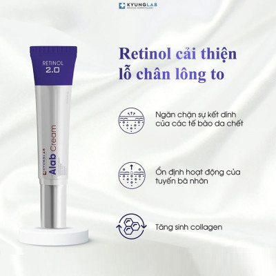 Kem dưỡng thế hệ mới Retinol Alab Cream Kyung Lab 30ml - phục hồi dưỡng trắng da ngừa mụn