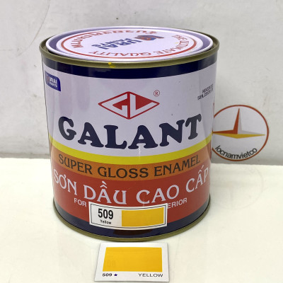 Sơn dầu Galant màu Yellow 509 _ 0.8L