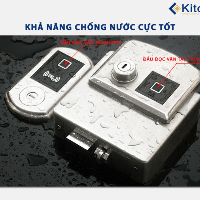 Khóa thông minh Kitos KT-DL02 Pro vân tay 2 chiều
