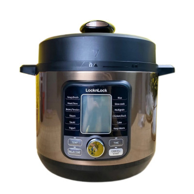 Nồi Áp Suất Điện Tử Đa Năng Hàng Chính Hãng LocknLock Dung Tích 6 lít EJP676BLK