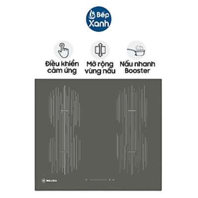 Bếp từ 4 vùng nấu Malloca MI 594 LINEAR - Kính Schott Ceran - Hàng chính hãng