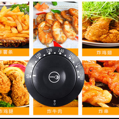 Bếp Chiên Nhúng Điện Cao Cấp ABG Dung Tích 6L, 1 Ngăn Chứa Dầu Có Van Xả - Hàng Chính Hãng 