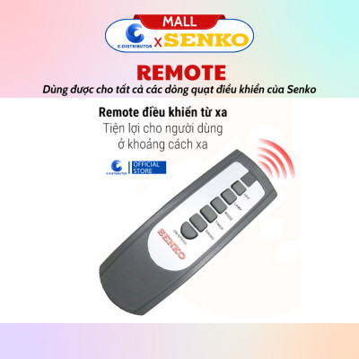 Remote điều khiển dành cho quạt điều khiển Senko - hàng chính hãng