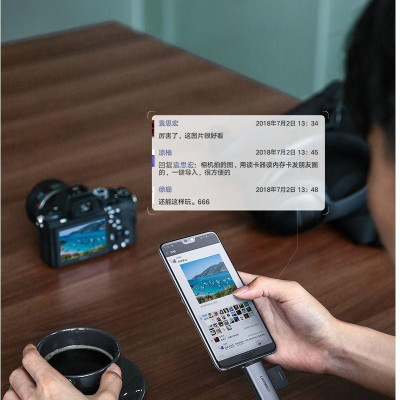 Ugreen UG50704CM184TK Màu XámĐầu đọc thẻ nhớ TYPE C sang TF + SD + MICRO SD - HÀNG CHÍNH HÃNG