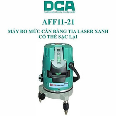 MÁY ĐO MỨC CÂN BẰNG TIA LASER XANH CÓ THỂ SẠC LẠI 4V/4AH DCA AFF11-21 - HÀNG CHÍNH HÃNG