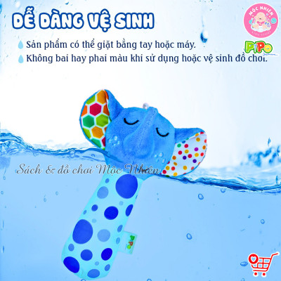 Lục Lạc Vải Cầm Tay Có Bóp Chút Chít - Đồ Chơi Cho Trẻ Sơ Sinh - Pipo Vietnam