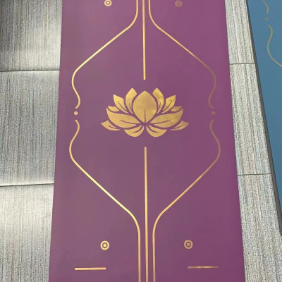 Thảm Yoga Chống Trượt Cao Su PU Định Tuyến SUNNY Tặng Kèm Túi Đựng - Thảm Tập Yoga Siêu Bám Tay