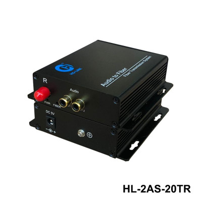 Bộ chuyển đổi audio sang quang 1 chiều Holink HL-2AS-20T/R (2 thiết bị) - Hàng Chính Hãng