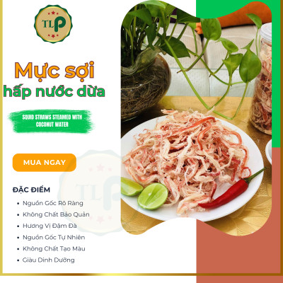 MỰC SỢI HẤP NƯỚC DỪA TÂN LỘC PHÁT BỊCH 100G
