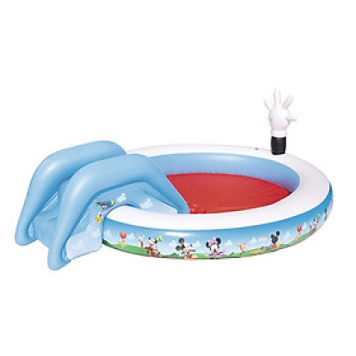 Bể bơi phao cho bé, cầu trượt liên hoàn  Bestway Chính Hãng phiên bản Mickey Mouse