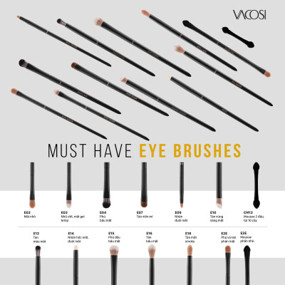 Cọ mắt đầu bút chì - E14-Y24