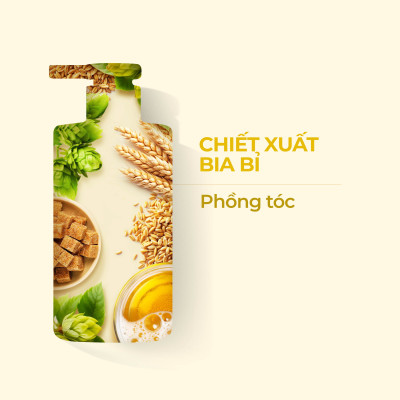 Dầu xả NATUFRÈS Belgian Favorite Bia Bỉ - Dưỡng tóc chắc khoẻ, bóng đẹp và dày bồng bềnh 250ml